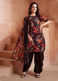 Crepe Salwar Kameez